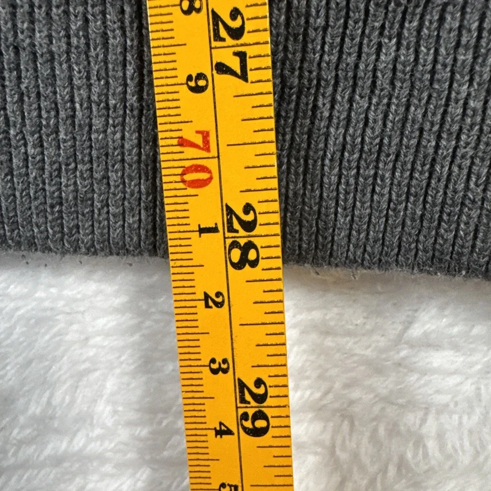 Calvin Klein Men's M Grey 100% Pima Cotton Crewneck‎ Long Sleeve Sweater